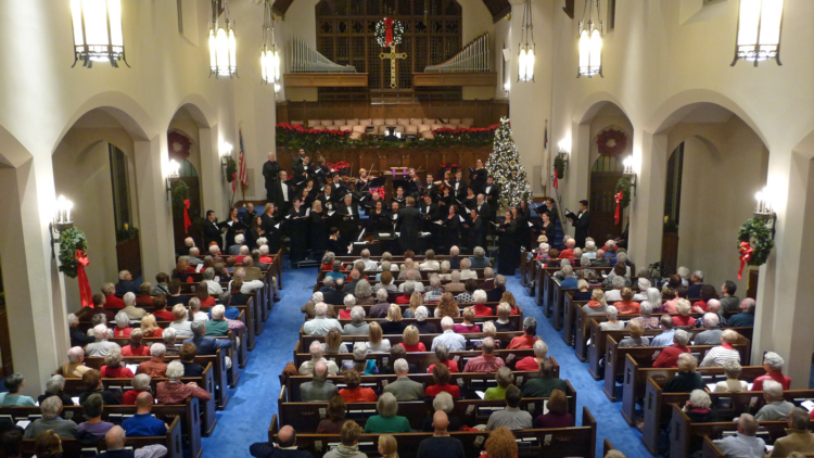 Bel Canto Company performs for the holidays at First Presbyterian Church, High Point