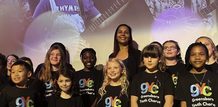 Greensboro Youth Chorus performs with Rhiannon Giddens for PBS launch event
