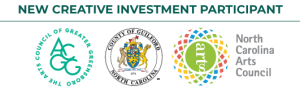 New Creative Investment Participant funded by The Arts Council of Greater Greensboro, Guilford County, and NC Arts Council